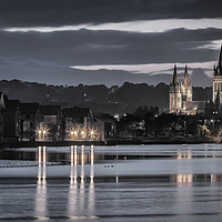 Buy canvas prints of Dusk, Truro Cathedral, Cornwall by Mick Blakey