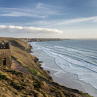 Buy canvas prints of Wheal Coates, Cornwall by Mick Blakey
