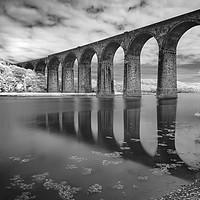 Buy canvas prints of Viaduct Reflections, St Germans, Cornwall by Mick Blakey