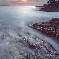 Buy canvas prints of Mystical Sunrise, Portscatho, Cornwall by Mick Blakey