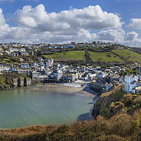 Buy canvas prints of Port Issac Harbour, Cornwall by Mick Blakey