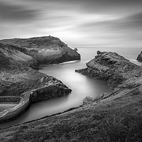 Buy canvas prints of Harbour Approach, Boscastle, Cornwall by Mick Blakey