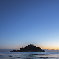 Buy canvas prints of Evening Reflection, St. Michaels Mount by Mick Blakey