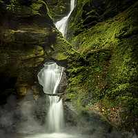 Buy canvas prints of Mystical Waterfall by Mick Blakey