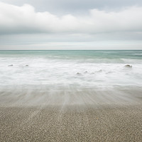 Buy canvas prints of Wave over Shingle, Towan Head, Newquay, Cornwall by Mick Blakey