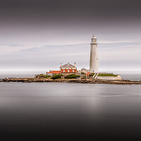 Buy canvas prints of St Mary's Lighthouse by Mark Jones