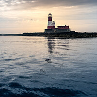 Buy canvas prints of Longstone Lighthouse, Farne Islands, Northumberlan by Mark Jones