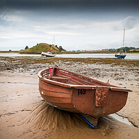Buy canvas prints of Boats in Alnmouth Harbour by Mark Jones