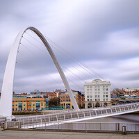 Buy canvas prints of Gateshead Millennium Bridge by Mark Jones