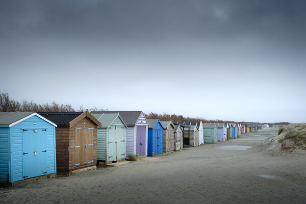 Beach Huts, West Wittering Picture Board by Mark Jones