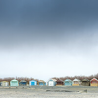 Buy canvas prints of West Wittering Beach Huts by Mark Jones