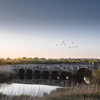 Buy canvas prints of Greatham Bridge, West Sussex by Mark Jones