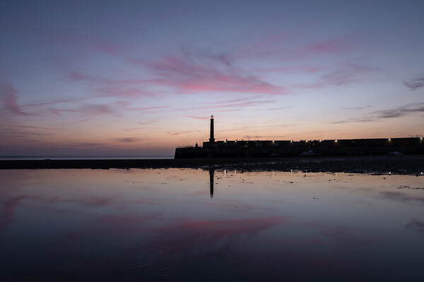 Margate Sunset Picture Board by Mark Jones