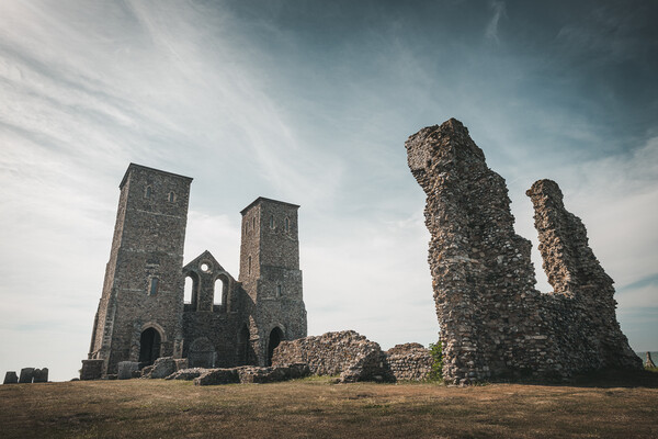 Reculver Towers Picture Board by Mark Jones