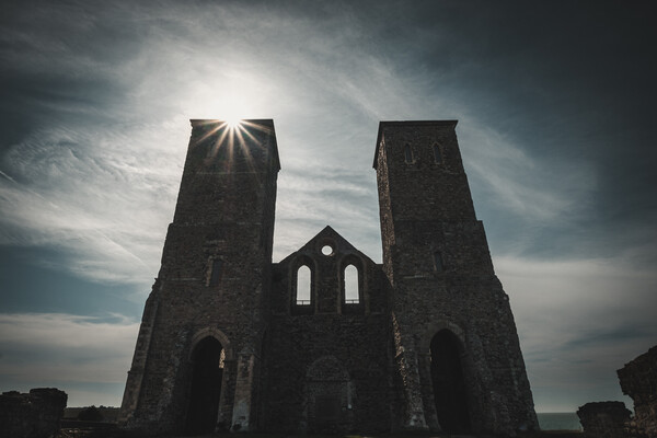 Reculver Towers Picture Board by Mark Jones