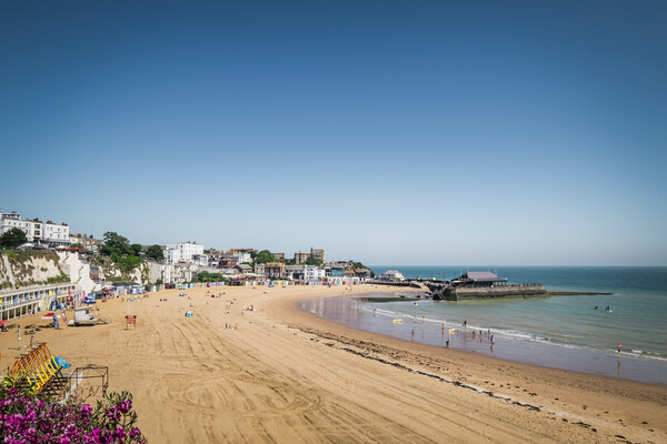 Broadstairs Beach, Sunny Day Picture Board by Mark Jones