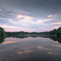 Buy canvas prints of Balcombe Lake, West Sussex by Mark Jones