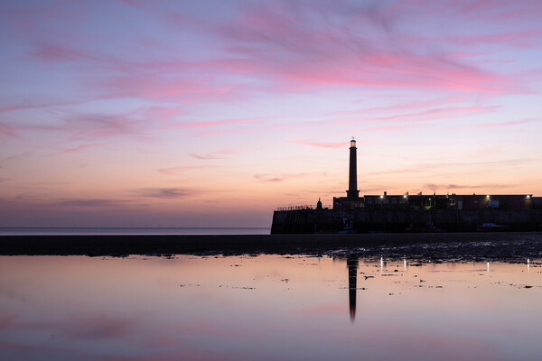 Margate Sunset Picture Board by Mark Jones