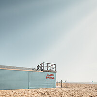 Buy canvas prints of Beach Patrol, Clacton by Mark Jones