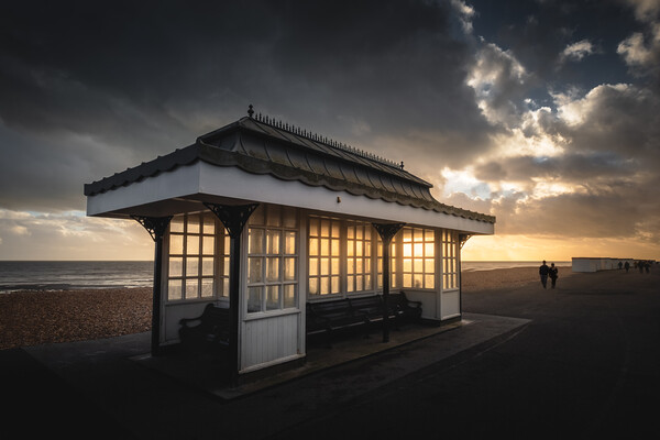 Promenade Shelter, Worthing Picture Board by Mark Jones