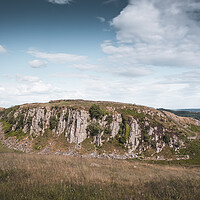 Buy canvas prints of The Whin Sill and Hadrian's Wall by Mark Jones