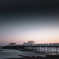 Buy canvas prints of Worthing Pier Sunset by Mark Jones