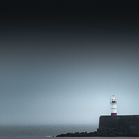 Buy canvas prints of Newhaven Harbour Lighthouse by Mark Jones