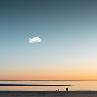 Buy canvas prints of Beach Sunset by Mark Jones
