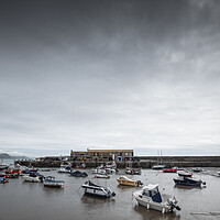 Buy canvas prints of The Harbour and Cobb, Lyme Regis by Mark Jones