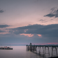 Buy canvas prints of Paddle Steamer Waverley at Clevedon by Mark Jones