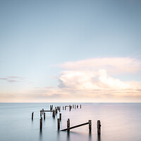 Buy canvas prints of The Old Pier, Swanage by Mark Jones