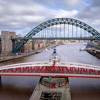 Buy canvas prints of Bridges over the Tyne by Mark Jones