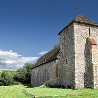 Buy canvas prints of St Botolphs Church, Botolphs, West Sussex by Mark Jones