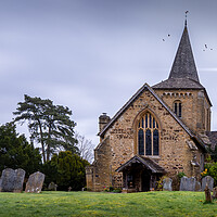 Buy canvas prints of St Peter and St Paul's Church, Ewhurst, Surrey by Mark Jones