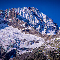 Buy canvas prints of The Swiss Alps - amazing view over the mountains of Switzerland by Erik Lattwein