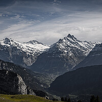 Buy canvas prints of The beautiful Alps of Switzerland in autumn by Erik Lattwein