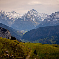 Buy canvas prints of The wonderful mountains of the Swiss Alps by Erik Lattwein