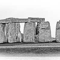 Buy canvas prints of World famous rocks of Stonehenge in England by Erik Lattwein