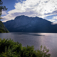 Buy canvas prints of Lake Altaussee in Austria is a wonderful place for vacation and relaxation by Erik Lattwein