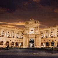Buy canvas prints of The Vienna Hofburg palace - most famous landmark in the city by Erik Lattwein