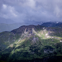 Buy canvas prints of Grossglockner High Alpine Road in Austria by Erik Lattwein