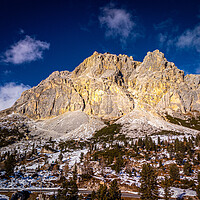 Buy canvas prints of The Dolomites in the Italian Alps - typical view by Erik Lattwein