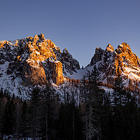 Buy canvas prints of The Dolomites in the Italian Alps by Erik Lattwein