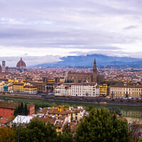 Buy canvas prints of City of Florence in Italy Tuscany by Erik Lattwein