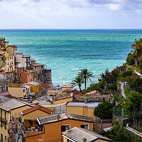 Buy canvas prints of Amazing Cinque Terre at the Italian coast by Erik Lattwein