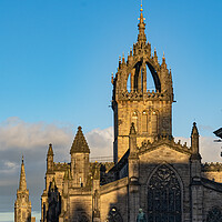 Buy canvas prints of St Giles Cathedral in Edinburgh by Erik Lattwein