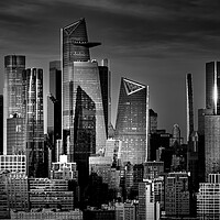 Buy canvas prints of Modern Hudson Yards district in Manhattan - travel photography by Erik Lattwein