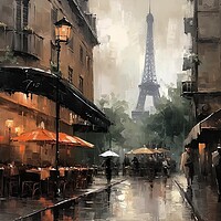Buy canvas prints of A Wonderful day in Paris by Erik Lattwein