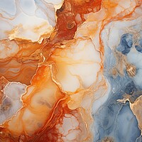 Buy canvas prints of Marble texture background - stock photography by Erik Lattwein