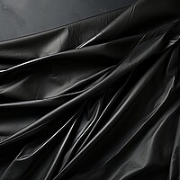 Buy canvas prints of Black Luxury plain texture background - stock photography by Erik Lattwein